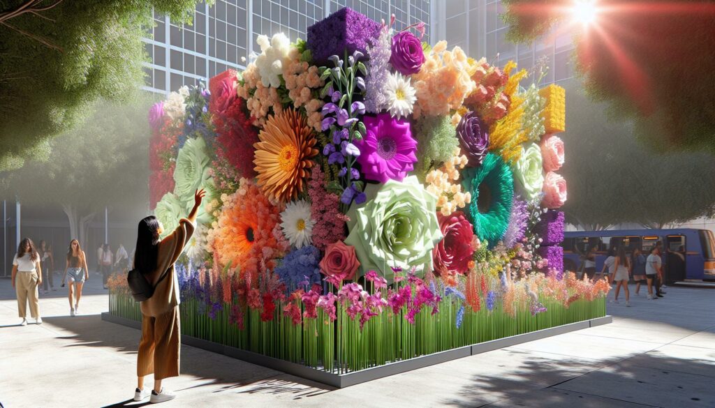 Flower Installation Art