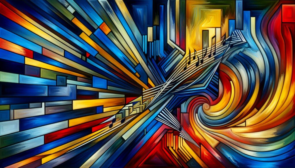 Abstract Jazz Art